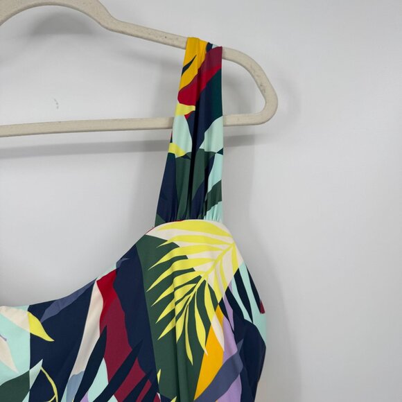 Jantzen Glamour One-Piece with Adjustable Straps Tropical Utopia Woman’s size 28 - Picture 2 of 14